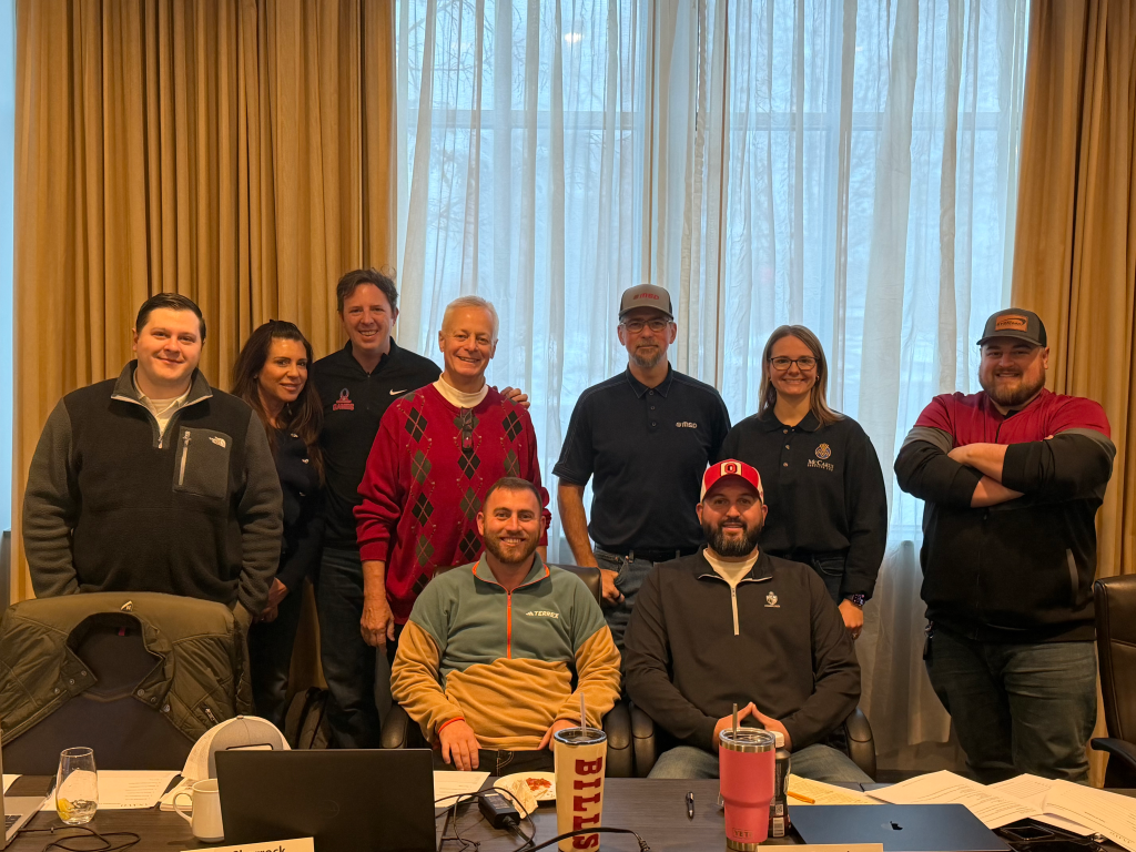 Team of professionals gathered at IgniteSkills Academy launch event for HVAC sales and leadership training program